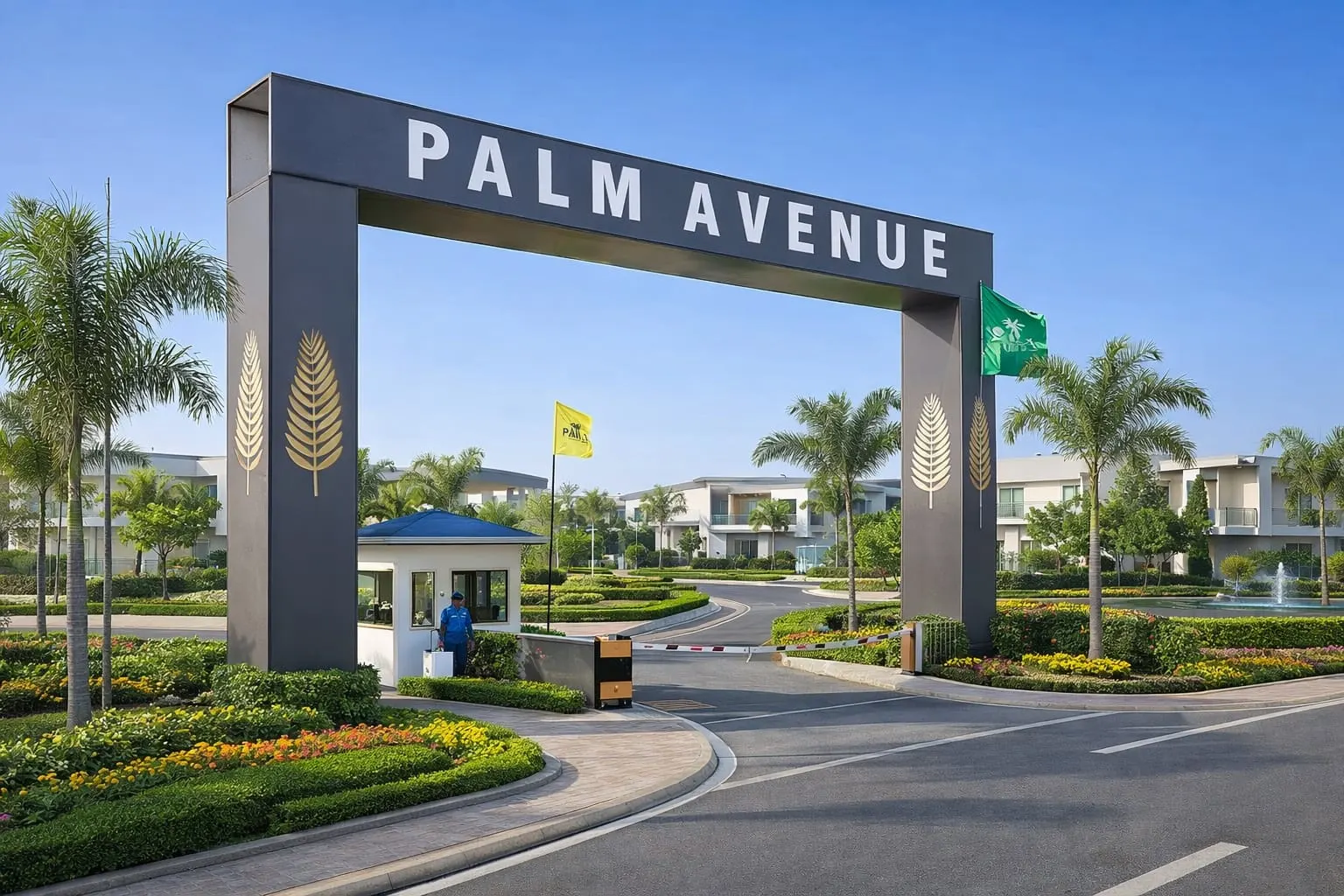 Palm Avenue Estate View